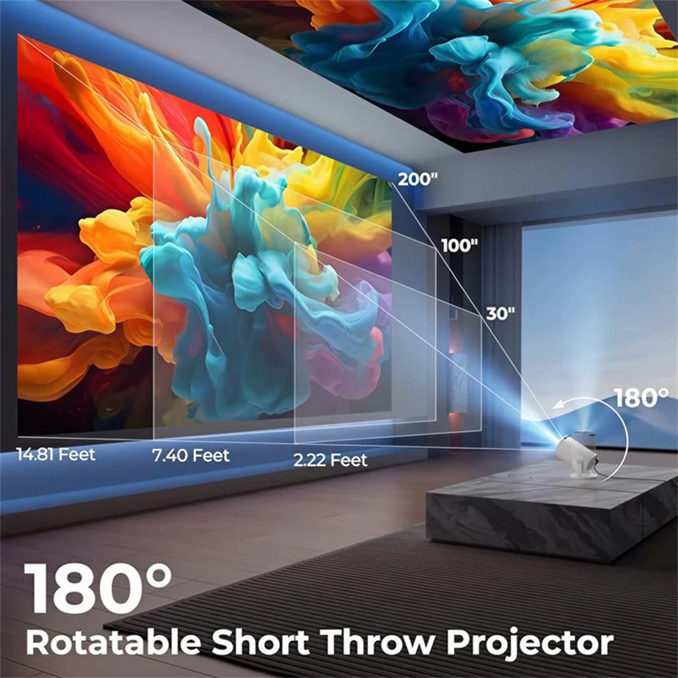 GalaxyGlow™ Smart HD Window & Cinema Projector