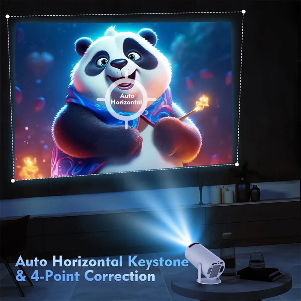 2026 New HY300 Projector 4K Android 11 Wifi6 290ANSI Allwinner H713 BT5.0 1080P 1280*720P Cinema Outdoor Portable Projetors ﻿